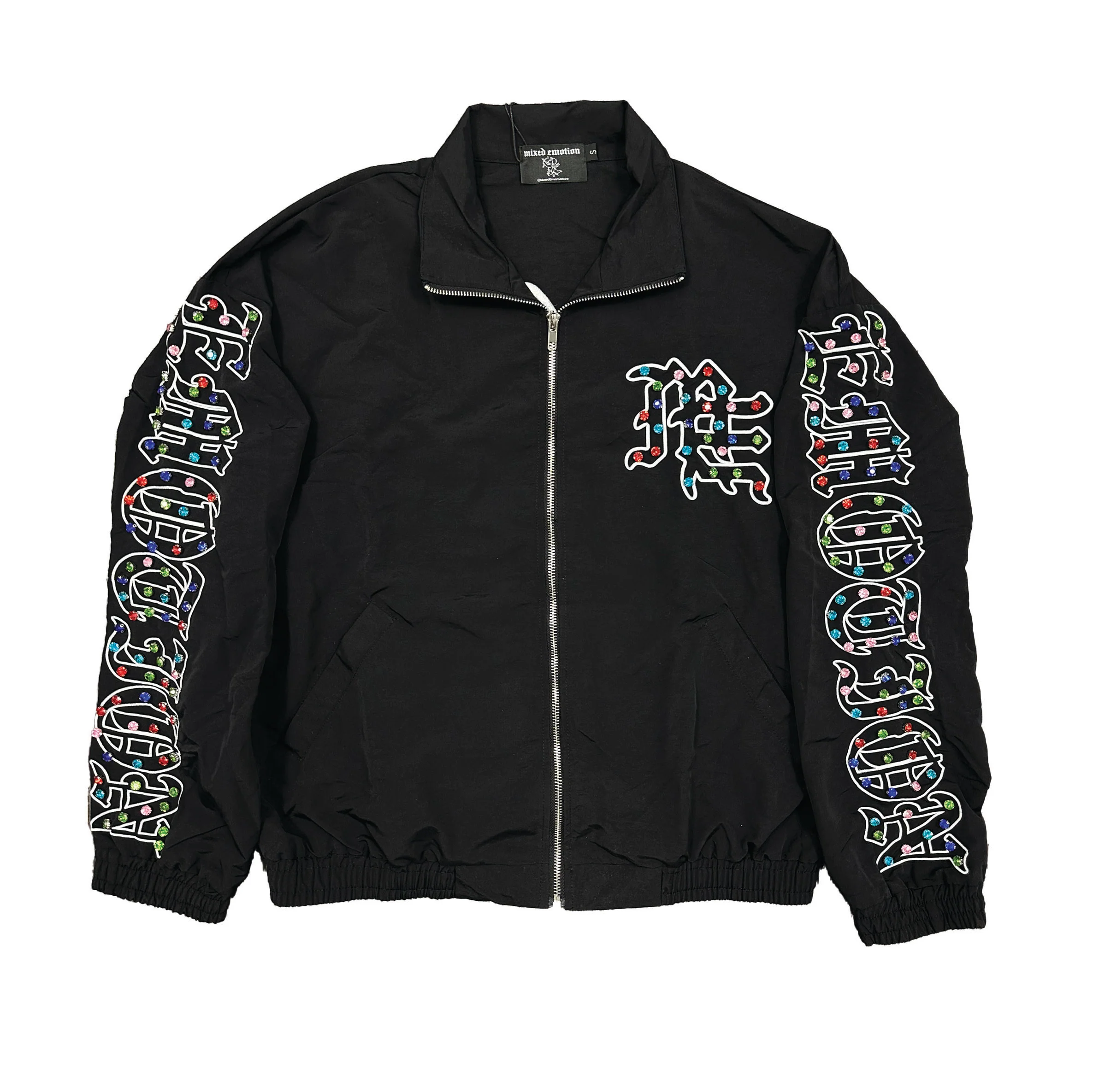 “ME” Rhinestone Nylon Jacket “ME” Rhinestone Nylon Jacket