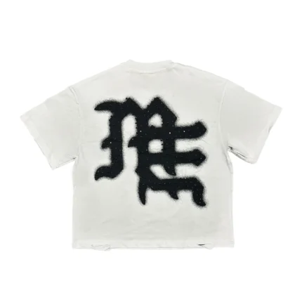 Mixed Emotion White End Rhinestone Tee